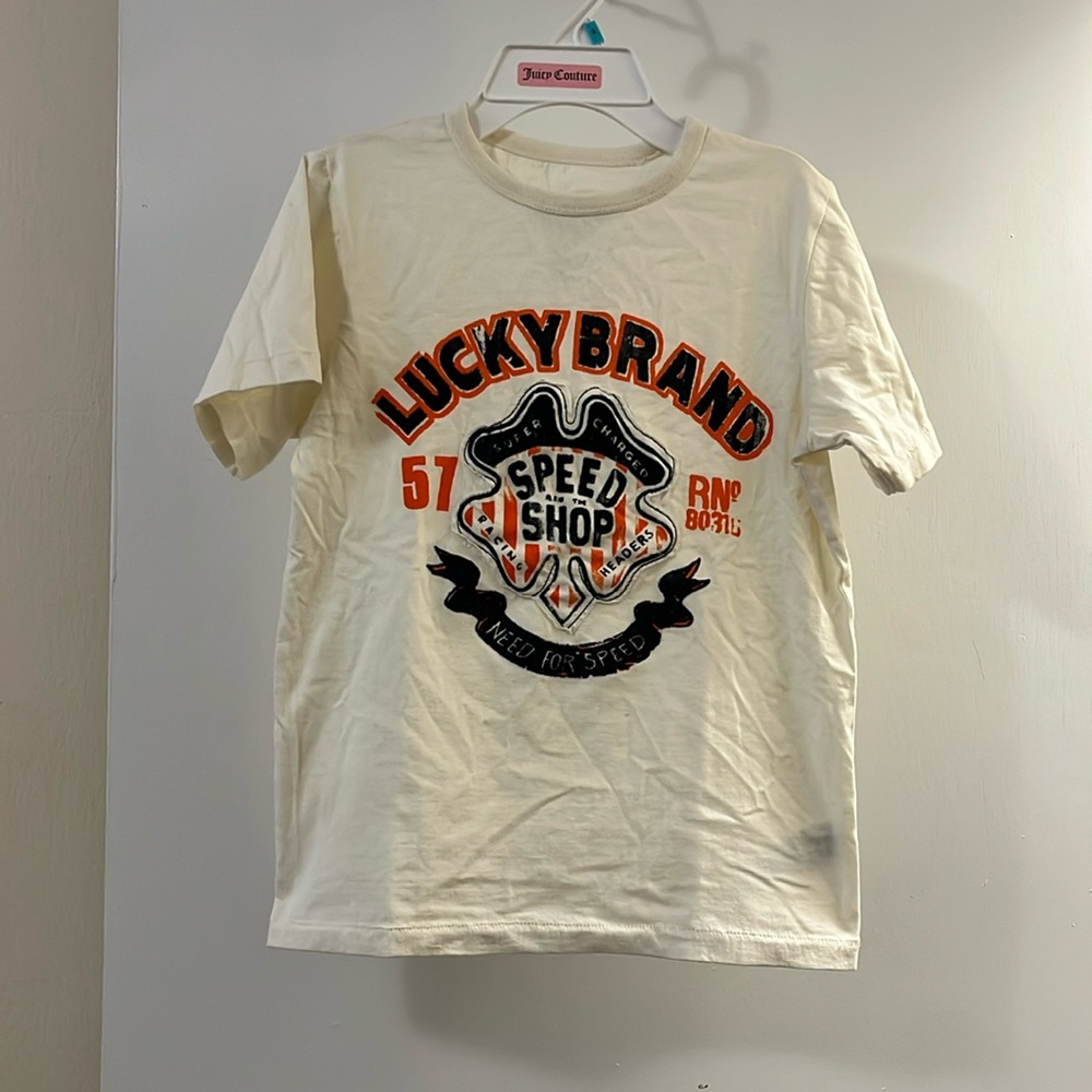 NWOT Boys Lucky Brand short sleeve shirt size S